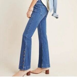 Pilcro dark denim high rise boot cut jeans size 26